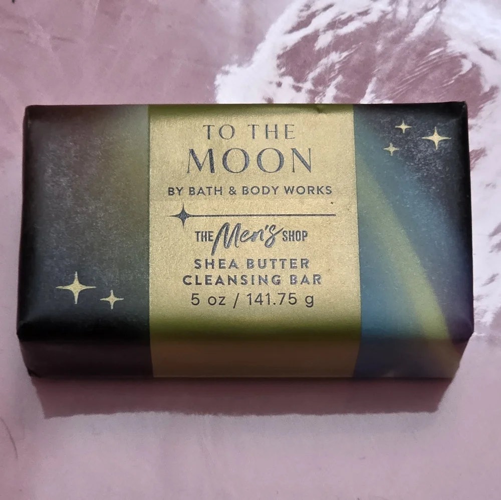 Bath & Body Works Men's To The Moon Shea Butter Cleansing Bar Soap NEW RARE